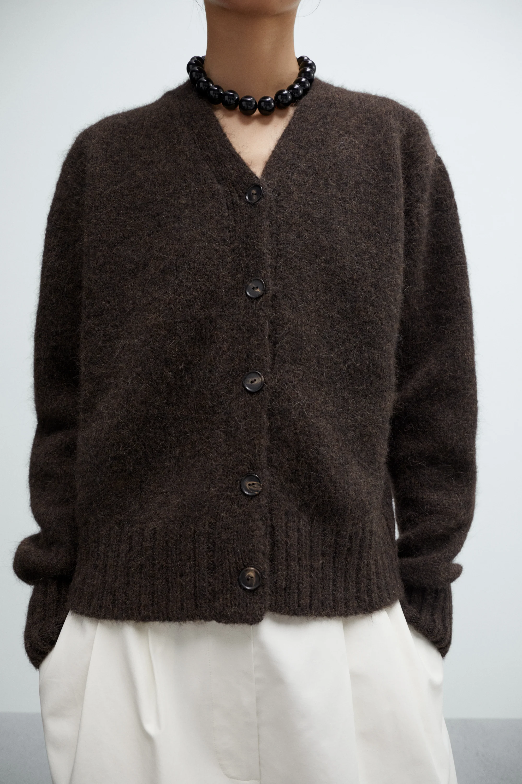 BABY ALPACA CARDIGAN - Image 2