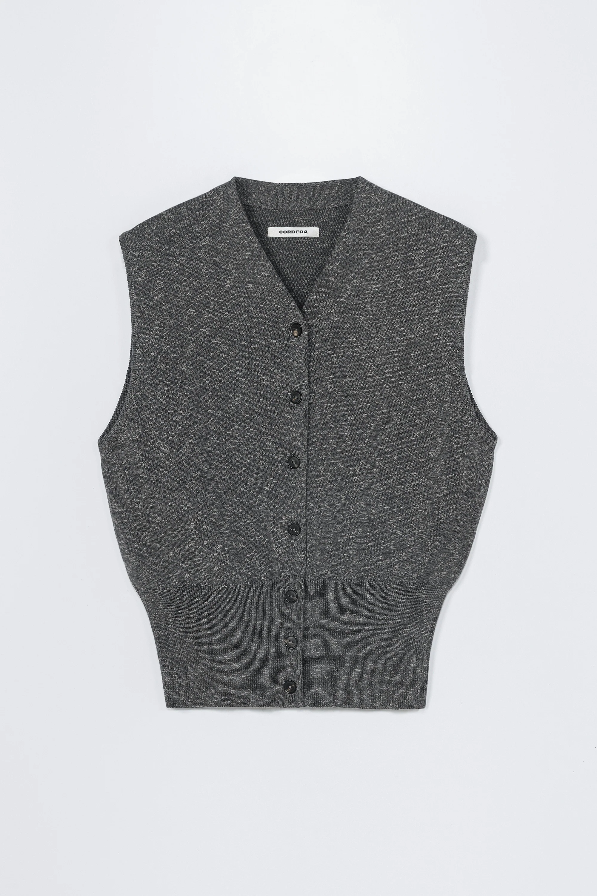 FLECKED COTTON WAISTCOAT - Image 4