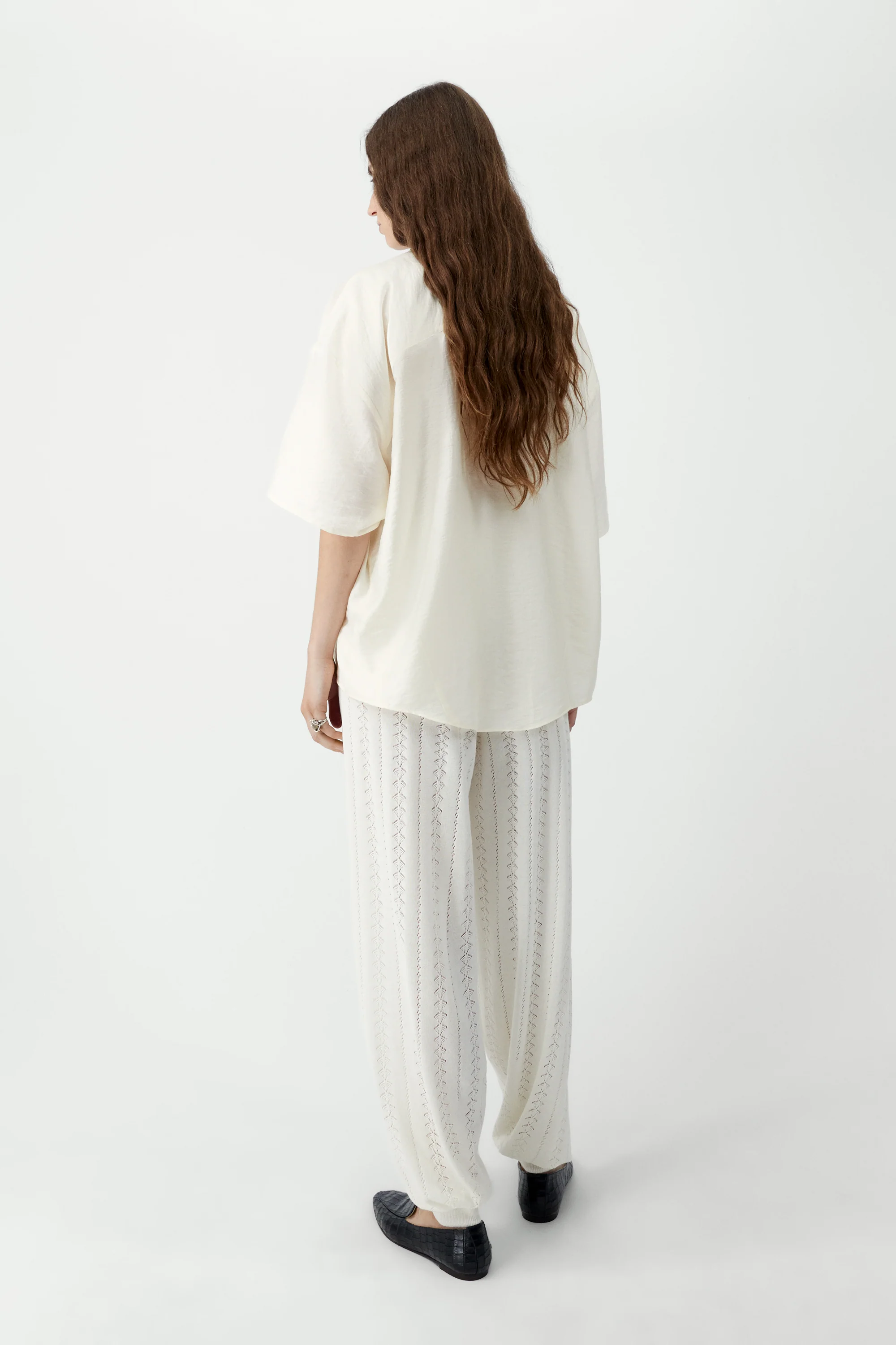 LACE KNIT PANTS - Image 3
