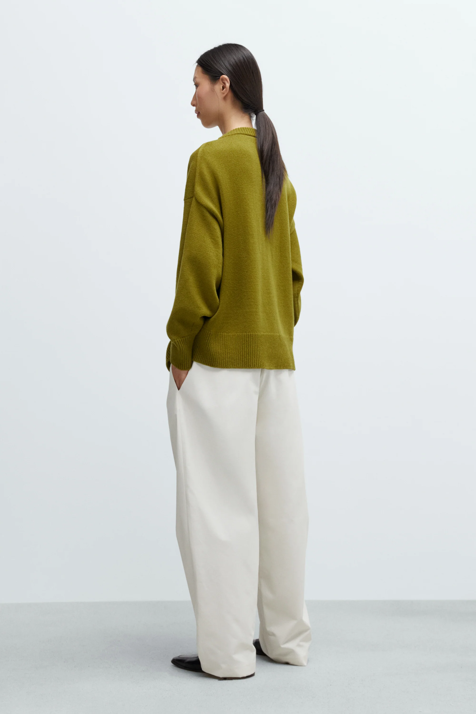 MERINO WOOL OVERSIZED SWEATER - Image 3