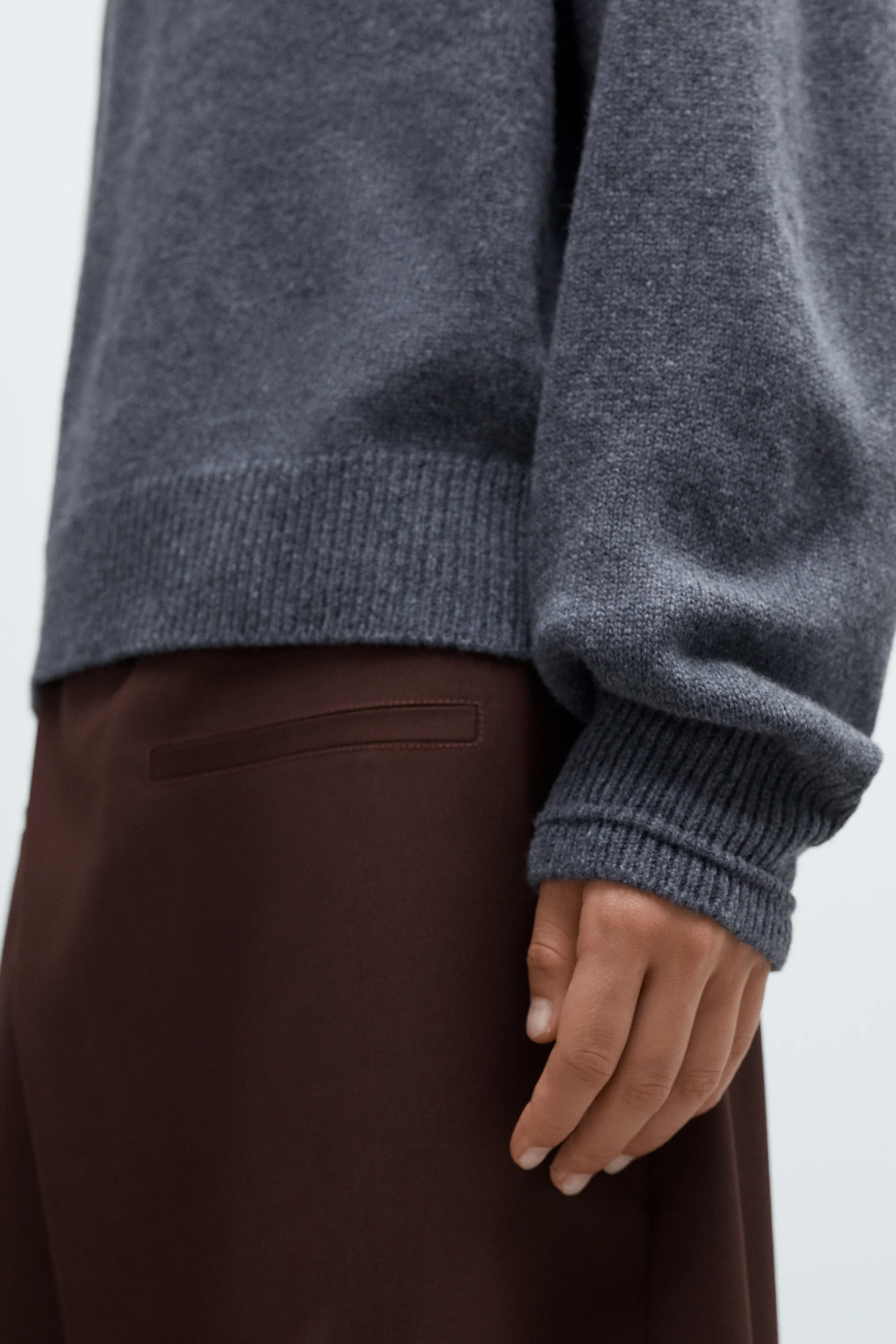 MERINO WOOL POLO SWEATER - Image 3