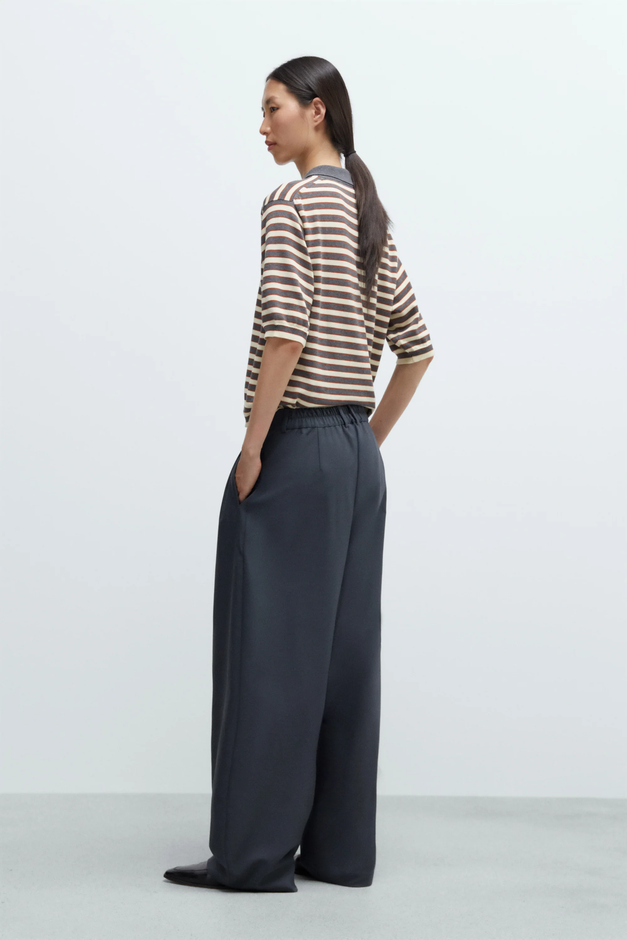 ORGANIC COTTON STRIPED POLO - Image 3