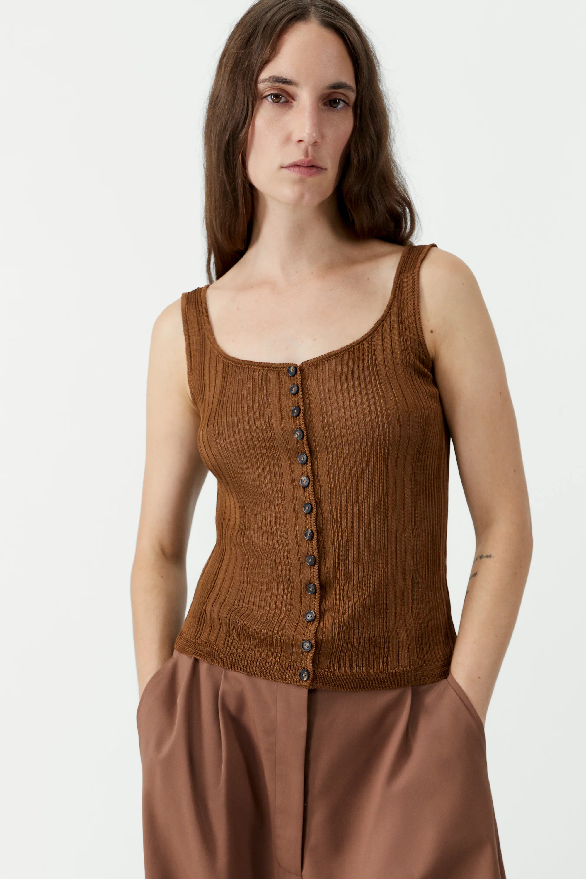 RIBBED TANK TOP - Image 2