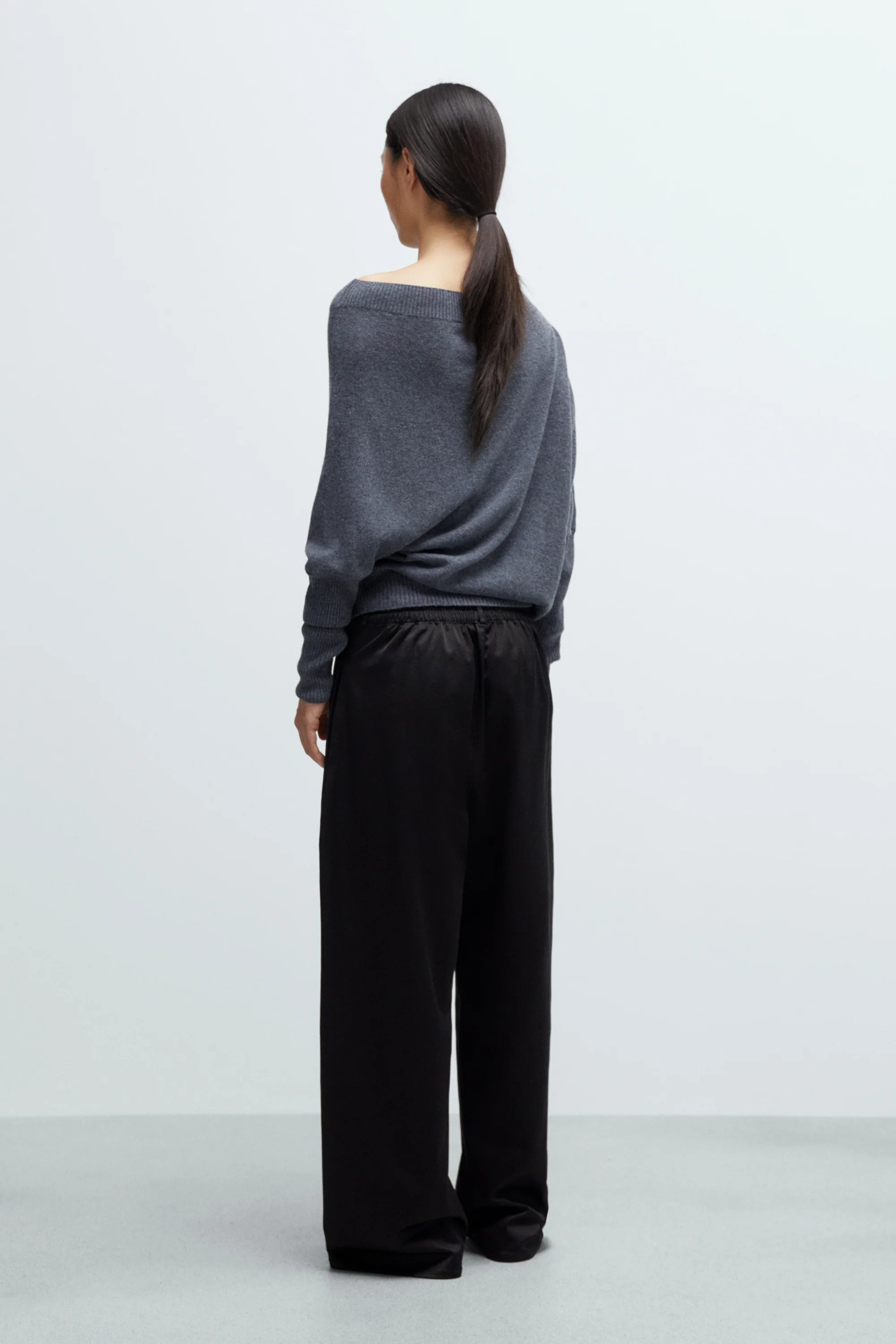 SATIN STRAIGHT PANTS - Image 3
